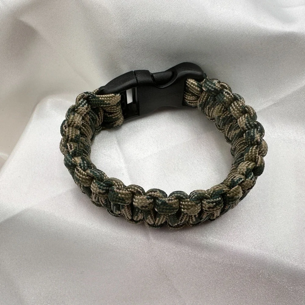 Vintage 90 Outdoor Paracord Survival Bracelet Unisex Classic Fashion Jewelry